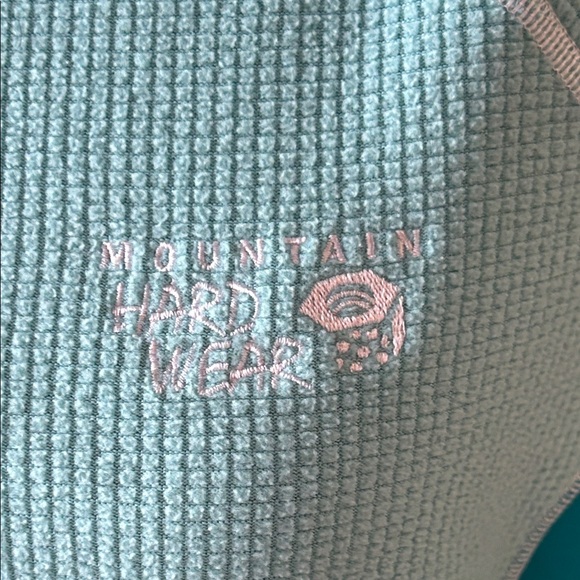 Mountain Hardware Quarter Zip Fleece in Teal - Picture 2 of 10
